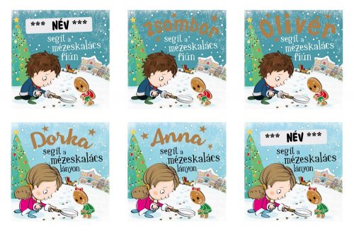 Névre szóló mesekönyv - Mézeskalács sütőverseny