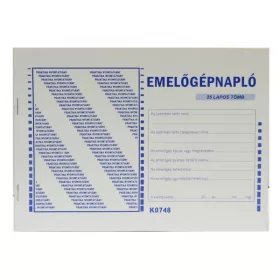 Emelőgépnapló A/5