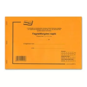 Fagylaltforgalmi napló 50 lapos fekvő DVV.2