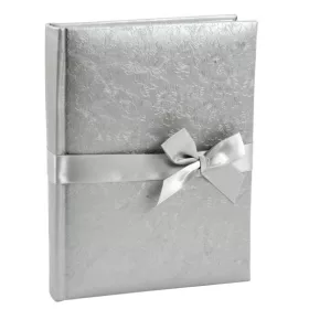   Fotóalbum, bőrhatású esküvői,masnis, 10×15-ös képhez