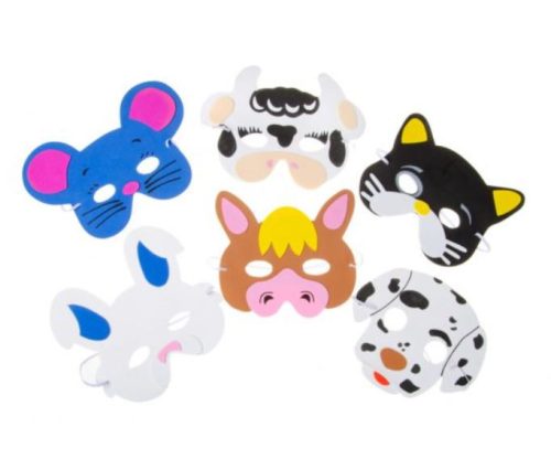 Álarc filc anyagból, vegyes állatok