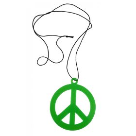 Nyaklánc, békejeles medállal