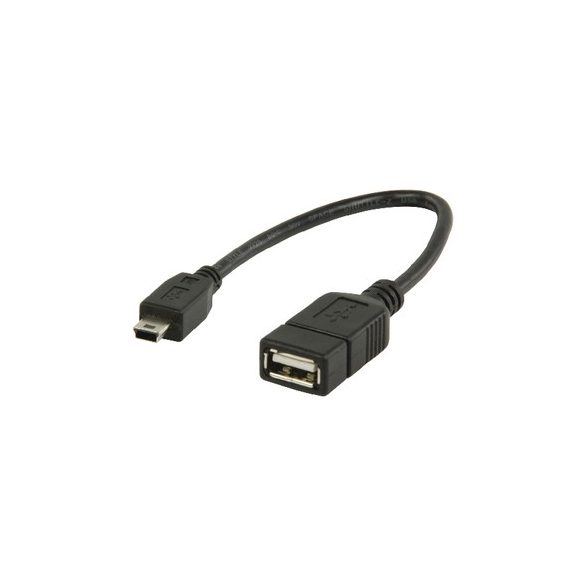 Kábel USB mini B/OTG  (0,15m)