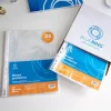 Genotherm lefűzhető, A4, 50 micron fényes víztiszta Bluering® 25 db/csomag, 4 csomag/karton kínáló