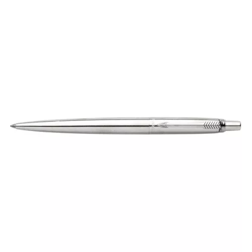 Golyóstoll Parker Royal Jotter rozsdamentes acél ezüst, arany színű klipsz, 0,7
