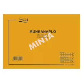 Munkanapló 25x3 példányos