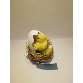 Húsvéti csibe fészekben, 9cm