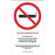 Matrica Tilos a dohányzás! A/4