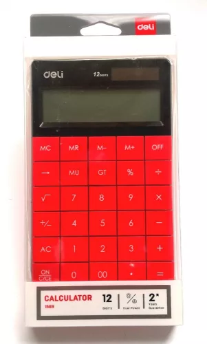 Számológép Deli Touch Kék, Piros, Fehér, Világoszöld