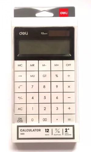 Számológép Deli Touch Kék, Piros, Fehér, Világoszöld