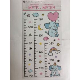 Magasságmérő falidekor