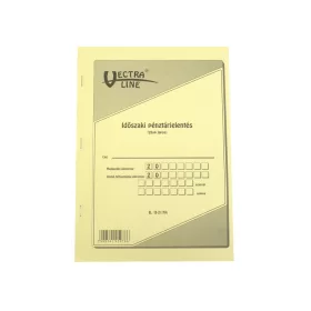 Időszaki pénztárjelentés 25x4