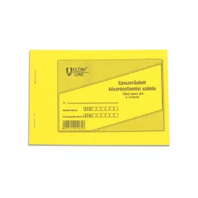 Készpénzfizetési számlatömb 25x3 Fekvő A/6