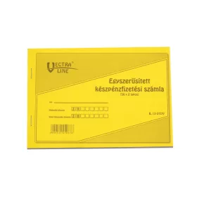 Készpénzfizetési számlatömb 50x2 fekvő Vectra