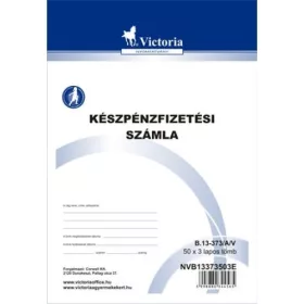Készpénzfizetési számla 50x3 Vectra/Victoria