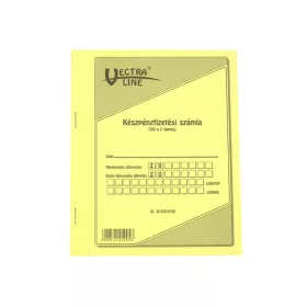 Készpénzfizetési számla 50x2 Vectra