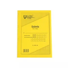 SZÁMLATÖMB 25X4 A/4 ÁLLÓ