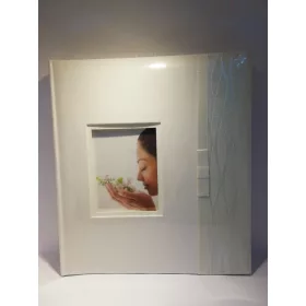   Öntapadós bőrhatású fotóalbum, esküvői, 29x32 cm, 60oldal