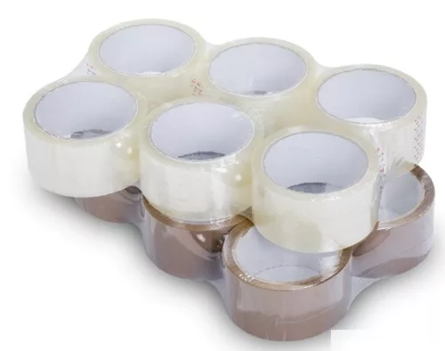 Csomagolószalag 48mmx60m barna/átlátszó