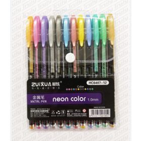 Csillámos Toll, Neon color, MC BASIR, darab ár