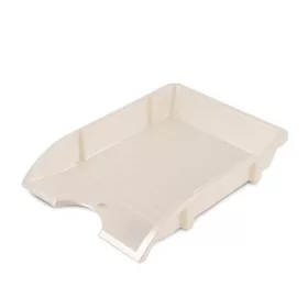   Irattálca, műanyag, törhetetlen, DONAU "Solid", gyöngyház