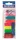 Jelölőcímke, műanyag, címke és nyíl forma, 8x25 lap, 12x45/42 mm, DONAU, neon szín