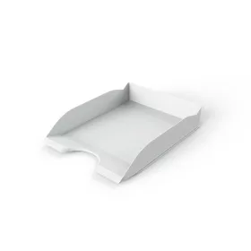 Irattálca, műanyag, DURABLE, "Basic", fehér