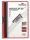 Gyorsfűző, klipes, A4, DURABLE "DURACLIP® 30", piros