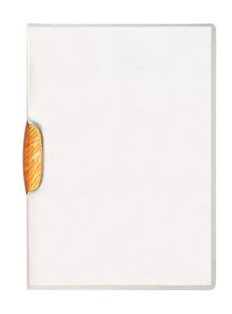 Gyorsfűző, klipes, A4, DURABLE "Swingclip® 30", narancs