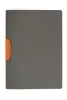 Gyorsfűző, klipes, A4, DURABLE "DURASWING® COLOR 30", narancssárga