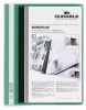 Gyorsfűző, A4, széles, panorámás, DURABLE "DURAPLUS®", zöld
