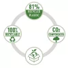 Tűzőgép, kézi, 24/6, 26/6, 20 lap, RAPID "Eco", fekete