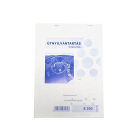 Útnyilvántartó A/4 50 lapos