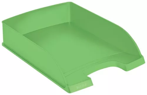 Irattálca, műanyag, A4, LEITZ "Recycle", zöld