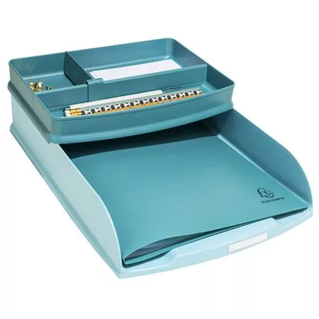 Irattálca, műanyag, EXACOMPTA "COMBO Styli Skandi", fagyos kék