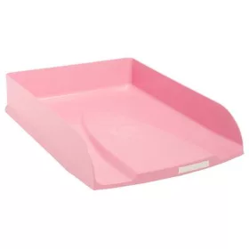   Irattálca, műanyag, EXACOMPTA "COMBO Styli AutentiK", rózsaszín