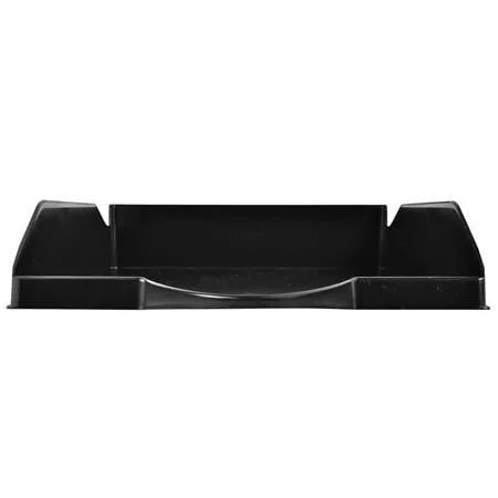 Irattálca, műanyag, A4+, EXACOMPTA "EcoBlack", fekete
