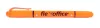 Szövegkiemelő, 1,0/4,0 mm, kétvégű, FLEXOFFICE "HL01", narancs