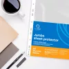 Genotherm lefűzhető, A4, 100 micron jumbo víztiszta Bluering® 10 db/csomag,