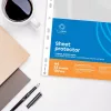 Genotherm lefűzhető, A4, 115 micron narancsos felül és belül nyitott Bluering® 100 db/csomag,