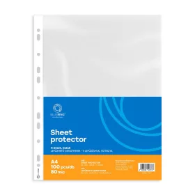   Genotherm lefűzhető, A4, 80 micron víztiszta Bluering® 100 db/csomag,