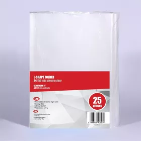   Genotherm 'L' A4, 130 micron víztiszta Bluering 25 db/csomag,