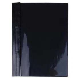   Gyorsfűző, kemény hátlappal, PVC, A4, VICTORIA OFFICE, fekete