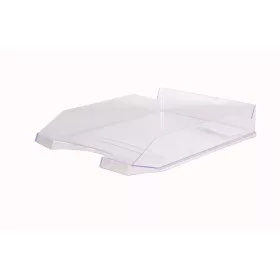 Irattálca, műanyag, VICTORIA OFFICE, áttetsző