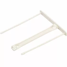   Lefűzőklip, műanyag, 100 mm, FELLOWES, Bankers Box® Pro, fehér