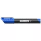 Alkoholos marker, 3-5 mm, kúpos, KORES "K-Marker XP1", kék