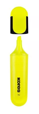 Szövegkiemelő, 0,5-5 mm, KORES, sárga