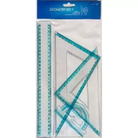   Vonalzókészlet nagy 4 db-os hajlékony ( 30cm, 60 fokos, 45 fokos, szögmérő)