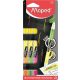 Szövegkiemelő készlet, 1-5 mm, kétvégű, MAPED "Fluo Peps Duo", vegyes színek
