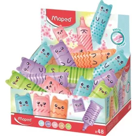   Szövegkiemelő display, 1-5 mm, MAPED "Mini Pastel", 5 különböző pasztell szín